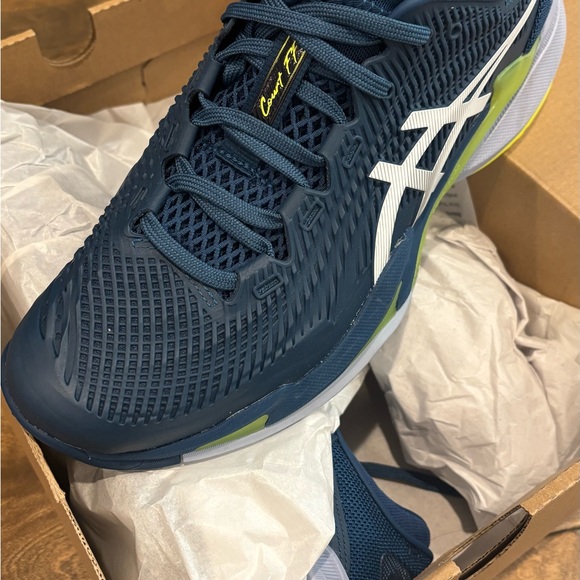 ASICS Men's Blue and White Tennis shoes - Picture 2 of 5